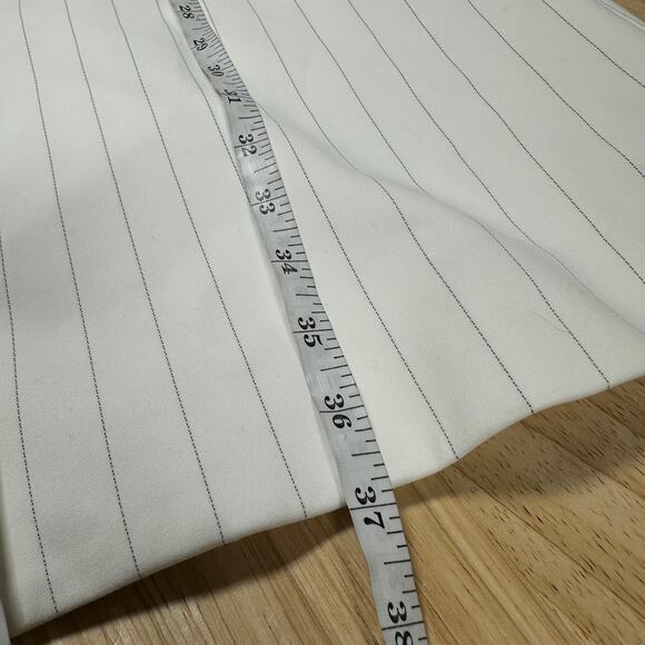 Alice + Olivia NWT Kylie Long Stripe Jacket Size M Shawl Collar Open Front Lined - Picture 11 of 11